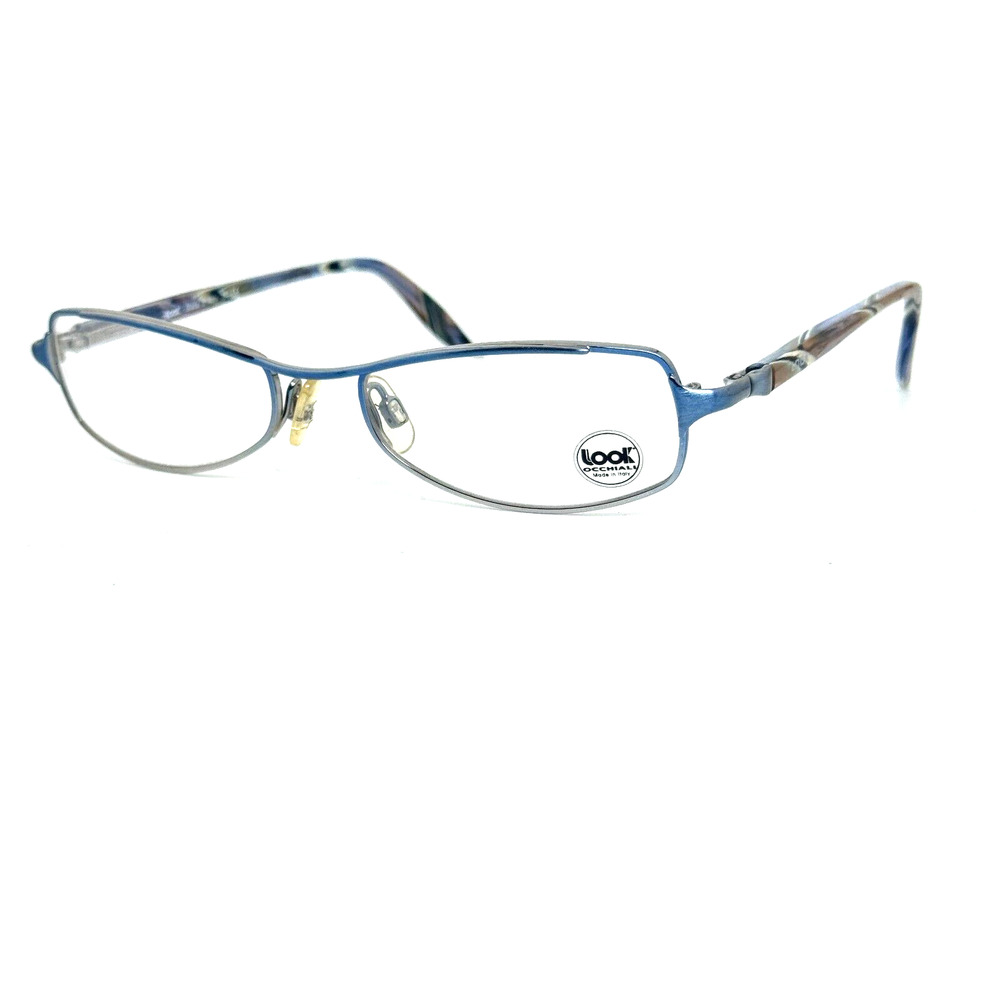 LOOK Eyeglasses‎ Frames 51-17-135 Blue Full Rim H14399